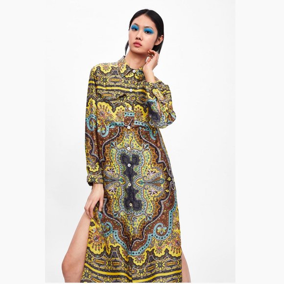ZARA Printed Tunic with Long Sleeves* - Picture 11 of 16